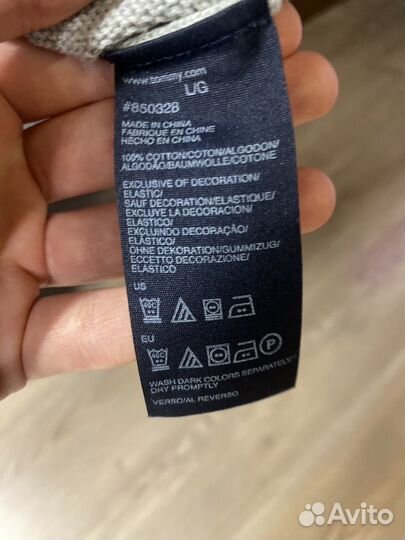 Классический свитшот Tommy Hilfiger Размер L