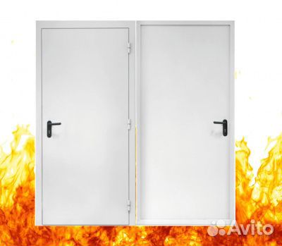 Дверь противопожарная 1620*860 7035 L дпм EI-60