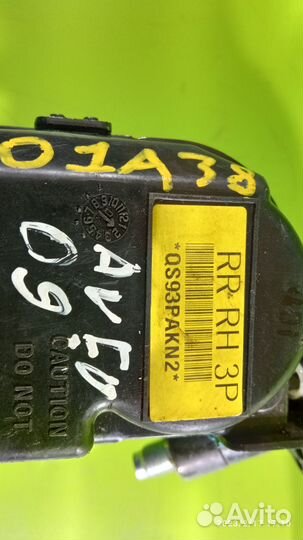 Ремень безопасности задний Chevrolet Aveo T250