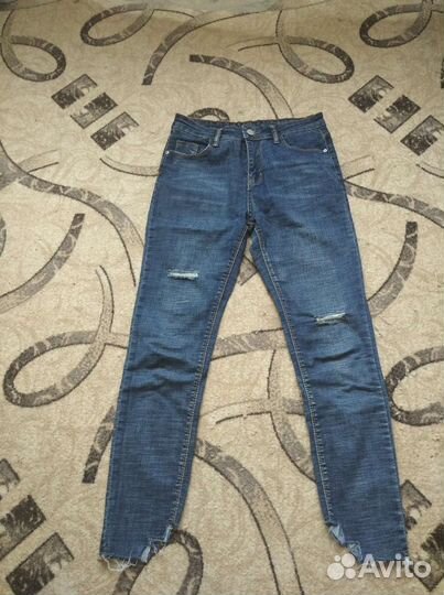 Вещи пакетом (джинсы, брюки) размер 42