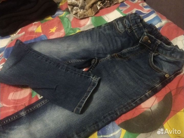 Джинсы для мальчика 140