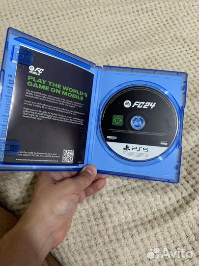 FIFA 24 диск на ps5