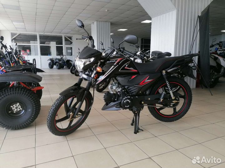 Мопед Альфа RF11 док. 49сс (110сс) чёрный