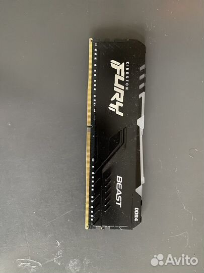 Kingston fury beast black rgb ddr4 16 gb