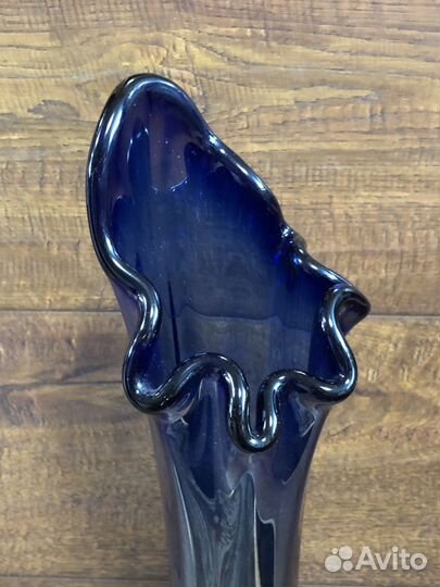 Ваза цветное стекло 53см