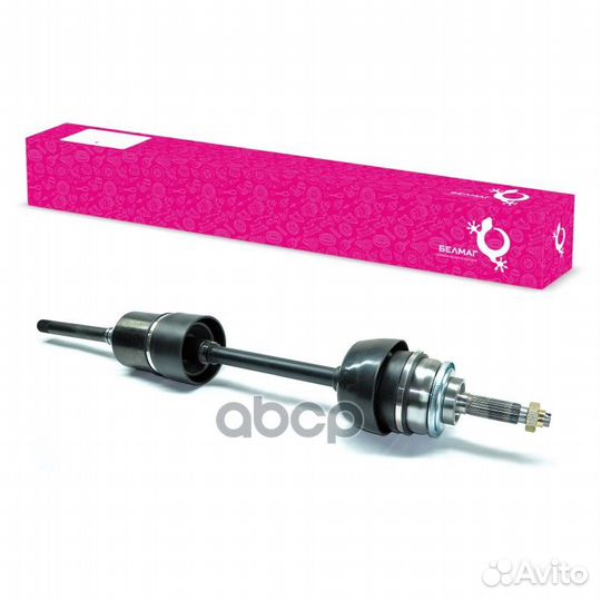 Привод правый в сборе (24 шлица) с внутренним т