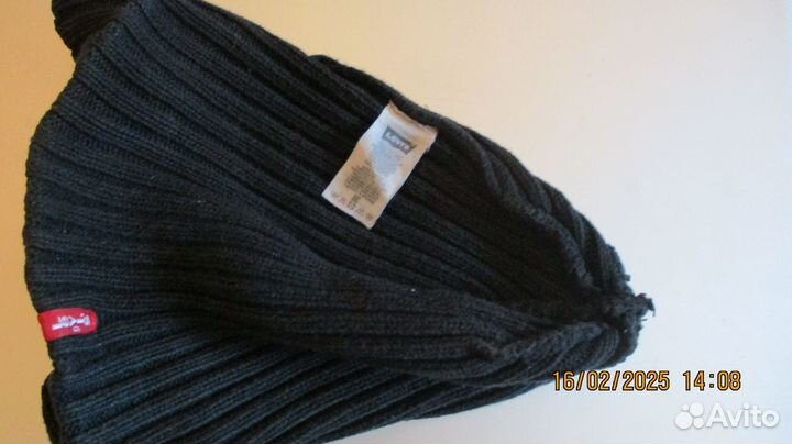 Шапка бини мужская Levi's оригинал