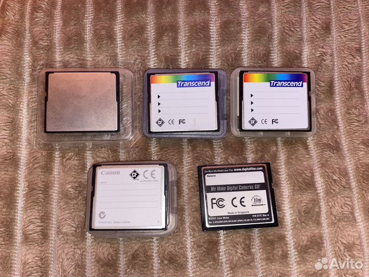 Карты памяти Compact flash (CF), 8,4,2 гб 32,16мб