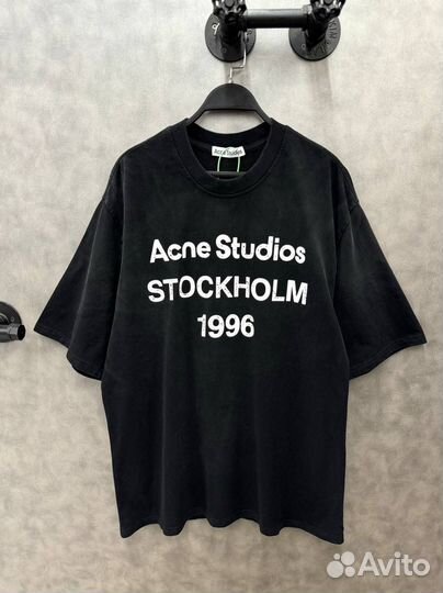 Acne studios футболка oversize (хит 2025)