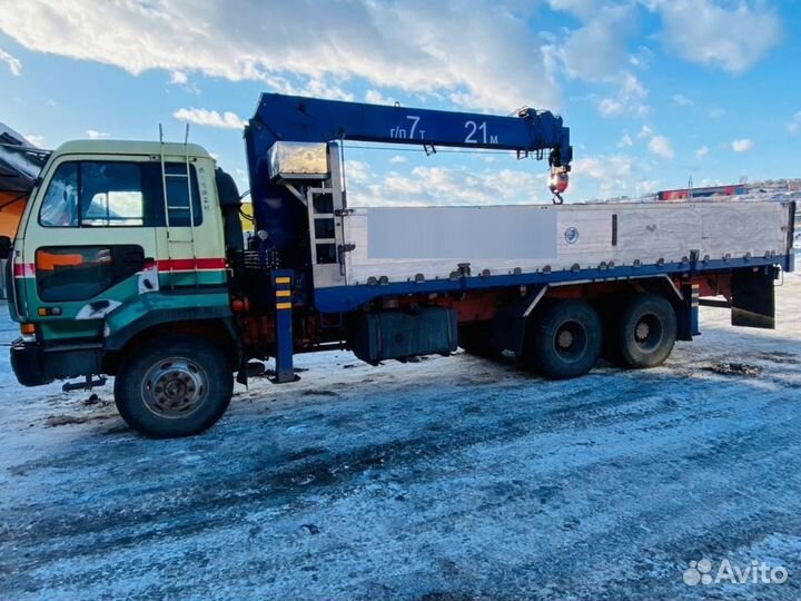 Аренда и услуги манипулятора, стрела 7 т, 21.7 м, борт 10 т, 7 м