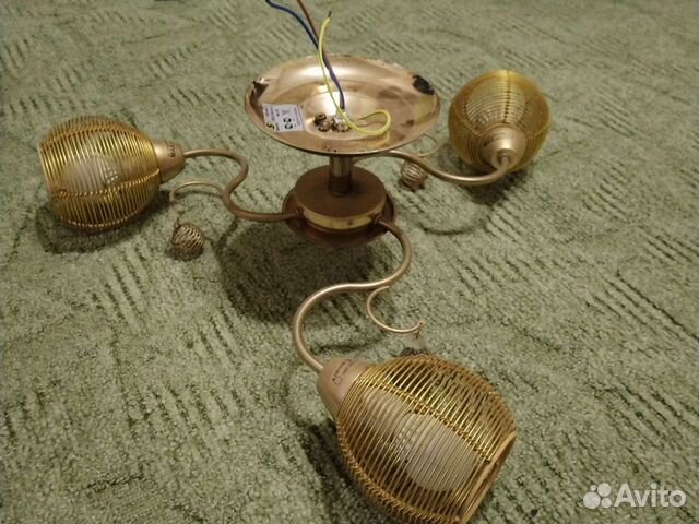 Люстра потолочная бу