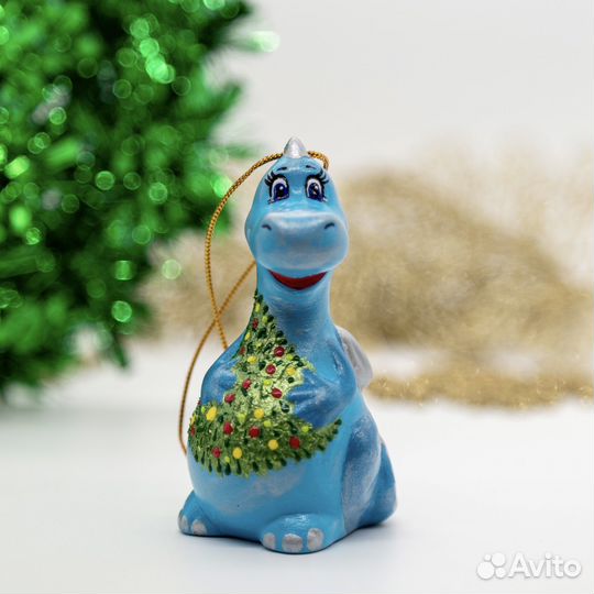 Дракончик елочная игрушка
