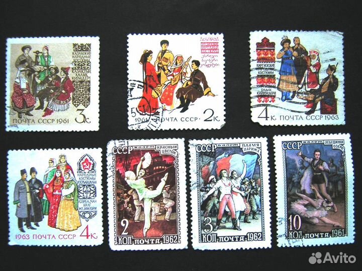Спорт-Космос-кпсс-Ленин-другие - марки 60-х - СССР