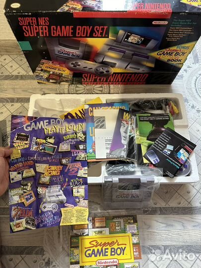 Super nintendo game boy set
