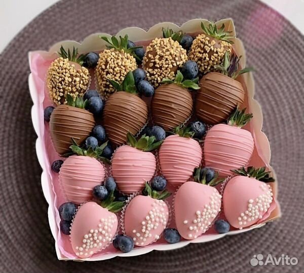 Клубника в шоколаде / шоколадные фигуры / подарки