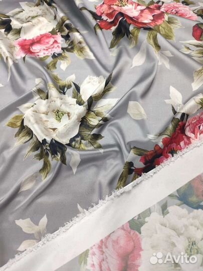 Ткань искусственный шелк Армани