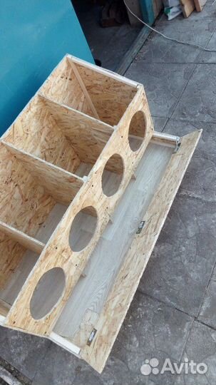 Гнёзда для кур с яйцесборником