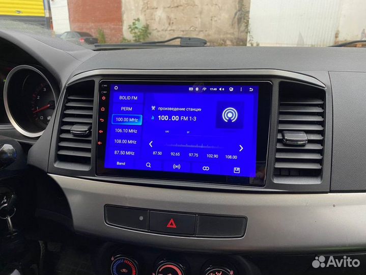 Android магнитола Mitsubishi Lancer 10 есть Teyes
