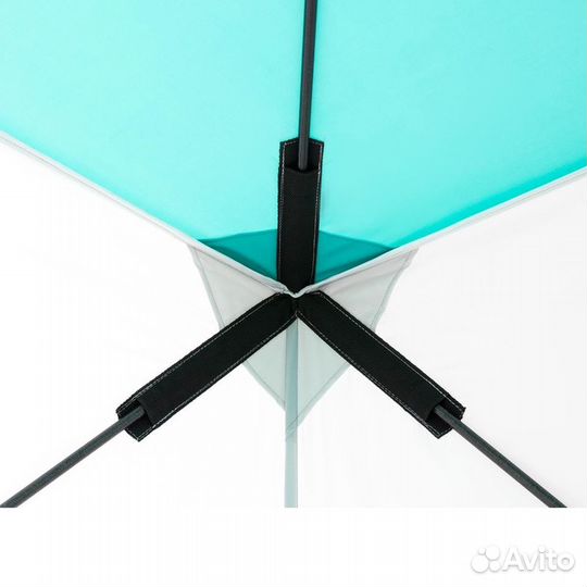 Палатка зимняя Куб 1,5х1,5 biruza/gray premier (PR