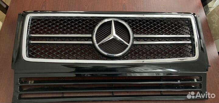 Решетка радиатора на mercedes