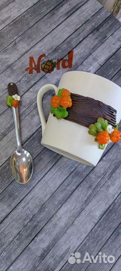 Набор кружка с ложкой