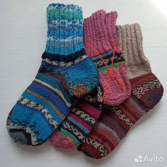 Шерстяные носки р-р 36 37 38 41