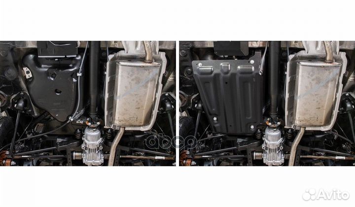 AM.4718.1 защита топливного бака сталь 1.5мм,с