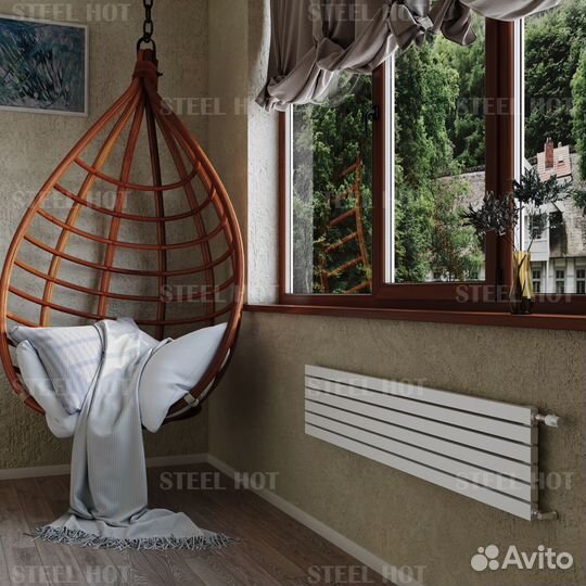 Горизонтальный дизайн радиатор отопления