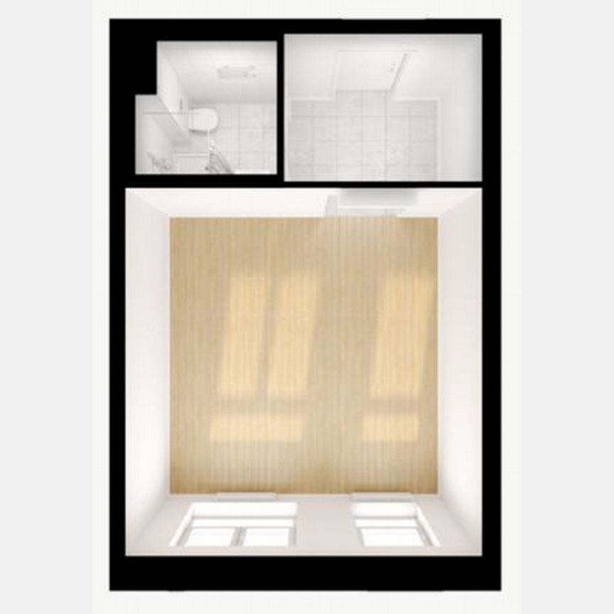 Квартира-студия, 25,6 м², 27/38 эт.