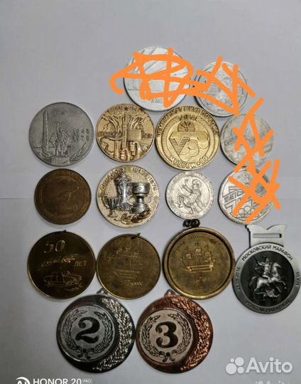 Медаль настольная СССР