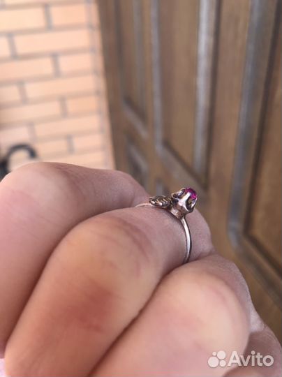 Кольцо с рубином СССР