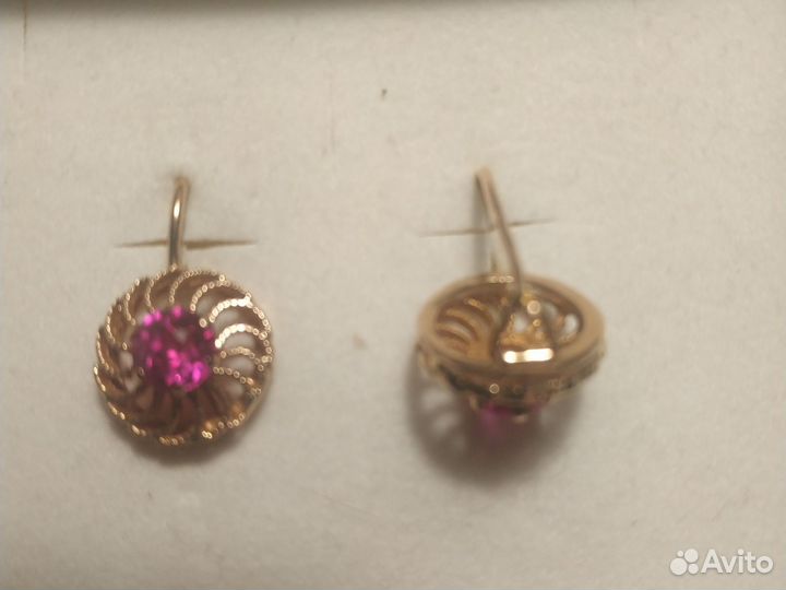 Серьги 585проба СССР