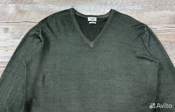 Seven Dials мужской итальянский шерстяной джемпер