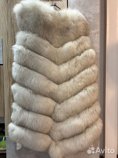 Меховая жилетка писец 44-46