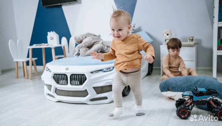 Детская Кровать Машина С Матрасом