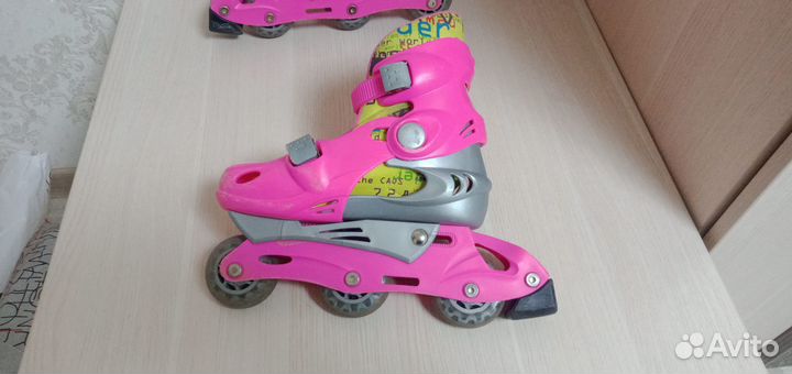 Роликовые коньки детские раздвижные,размер 30-33