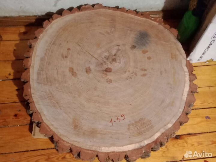 Слэб дерева и спилы калиброванные D до 700 мм