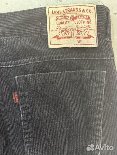 Вельветовые брюки женские Levis 46-48