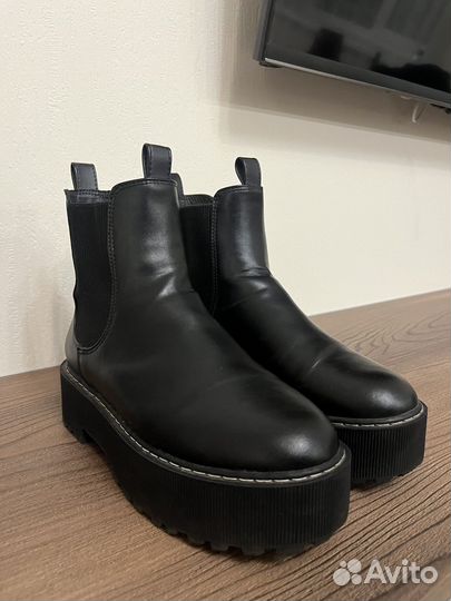Черные ботинки челси женские 37 H&M