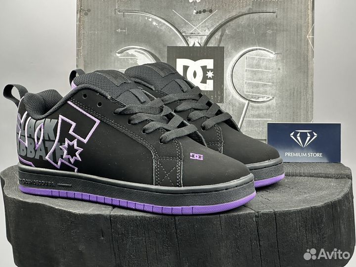 Кроссовки DC shoes court graffik 'black sabbath