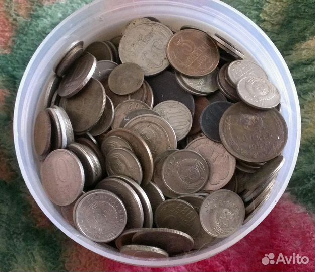 Монеты разные