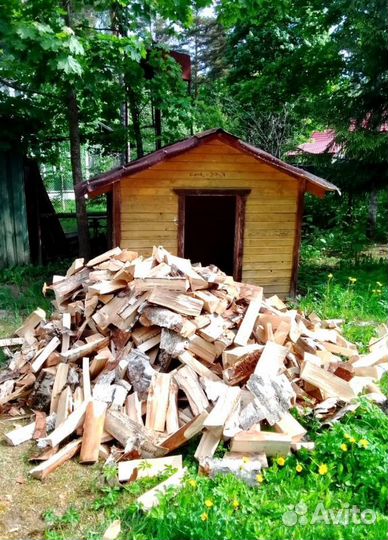 Дрова сухие в укладку любого объема