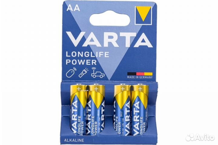 Батарейки varta energy LR06 (AA) BL*4 04106213414