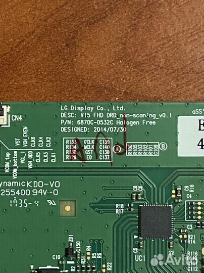 6870c-0532c от Lg 43lj515v