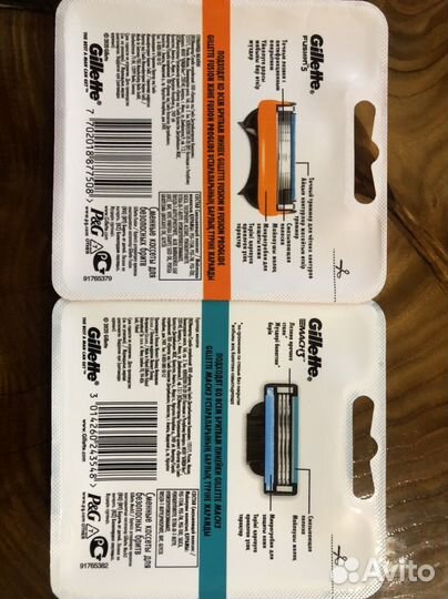 Лезвия для бритвы Gillette