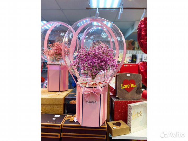 Живые гипсофилы в шаре