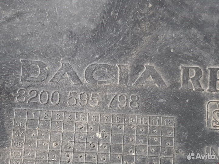 Защита двигателя для Dacia Sandero 1 6001549273