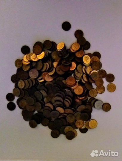 Монеты ходячки Россия + СССР. Одним лотом
