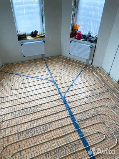 Водяной теплый пол, монтаж