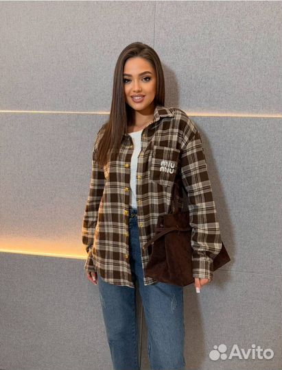 Крутая рубашка Miu Miu